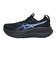 アシックス（ASICS）ランニングシューズ ジョギングシューズ ゲルニンバス 28 ブラック ブルー 1011C127.004 スポーツ シューズ