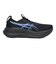 アシックス（ASICS）ランニングシューズ ジョギングシューズ ゲルニンバス 28 ブラック ブルー 1011C127.004 スポーツ シューズ