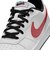 ナイキ（NIKE）ジュニアスニーカー スポーツシューズ コート ボロー ロー ウィン GS ホワイト IR1530-100 スポーツ カジュアル シューズ