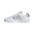 アディダス（adidas）ジュニアスニーカー スポーツシューズ グランドコート3.0 ホワイト シルバー ONE93-JP9363 カジュアル スポーツ シュ…