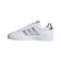 アディダス（adidas）ジュニアスニーカー スポーツシューズ グランドコート3.0 ホワイト シルバー ONE93-JP9363 カジュアル スポーツ シュ…