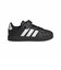 アディダス（adidas）ジュニアスニーカー スポーツシューズ ストリートトーク EL ブラック ホワイト OPK37-JS5055 スポーツ カジュアル シ…
