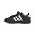 アディダス（adidas）ジュニアスニーカー スポーツシューズ ストリートトーク EL ブラック ホワイト OPK37-JS5055 スポーツ カジュアル シ…