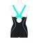 アリーナ（ARENA）フィットネス水着 レディース 水泳 フィットネスワンピース スパッツ 黒×緑 M-3Lサイズ AS6SWF09L BKEM 大きいサイズ