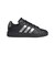 アディダス（adidas）ジュニアスニーカー ボーイズ スポーツシューズ グランドコート3.0 ブラック シルバー ONE93-KI7201 スポーツ カジュ…