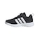 アディダス（adidas）ベビースニーカー スポーツシューズ VL ムーブ EL ブラック ホワイト OQT09-KH9732 スポーツ カジュアル シューズ