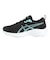 アシックス（ASICS）ジュニア スポーツシューズ スニーカー レーザービーム MQ ブラック ブルー 1154A235.002 スポーツ トレーニングシューズ