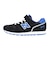 ニューバランス（new balance）ジュニア スニーカー スポーツシューズ 373 バンジー ウィズ トップ ブラック ブルー Y3731S0 M カジュ…