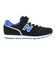 ニューバランス（new balance）ジュニア スニーカー スポーツシューズ 373 バンジー ウィズ トップ ブラック ブルー Y3731S0 M カジュ…