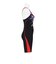 アリーナ（ARENA）水着 レディース 水泳 フィットネスワンピース スパッツ 黒×赤 M-3Lサイズ AS6FWF11L BKRD フィットネス水着