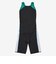 スピード（SPEEDO）フィットネス水着 レディース 水泳 ブラッシーシャドウターンズパズル 青 S-LLサイズ STW12653 AQ