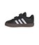 アディダス（adidas）ジュニア スポーツシューズ VLコート 3.0 スケートボーディング キッズ ブラック ホワイト NJX08-ID9156  ベルト…