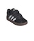 アディダス（adidas）ジュニア スポーツシューズ VLコート 3.0 スケートボーディング キッズ ブラック ホワイト NJX08-ID9156  ベルト…