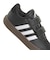 アディダス（adidas）ジュニア スポーツシューズ VLコート 3.0 スケートボーディング キッズ ブラック ホワイト NJX08-ID9156  ベルト…