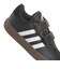 アディダス（adidas）ジュニア スポーツシューズ VLコート 3.0 スケートボーディング キッズ ブラック ホワイト NJX08-ID9156  ベルト…