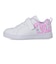 ディーシーシューズ（DC SHOES）ジュニアスニーカー ボーイズ KS コート グラフィック ライト EV ホワイト ピンク 26FW DK264601 W…
