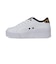ディーシーシューズ（DC SHOES）スニーカー チェルシー ライト ウェッジ  ホワイト ブラウン 26FW DW264601 WWL ボーダーシューズ ス…