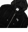 プーマ（PUMA）ESS エレベーテッド ベロア フルジップ フーディ 638513 01 BLK