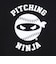 ピッチングニンジャ（PITCHING NINJA）野球ウェア スウェットシャツ OT0526FW0002-BLK