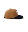 ニューエラ（NEW ERA）ジュニア キャップ Youth 9FORTY A-Frame Duck Canvas ウーブンパッチ ライトブロンズ ネイビーコー…