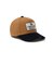 ニューエラ（NEW ERA）ジュニア キャップ Youth 9FORTY A-Frame Duck Canvas ウーブンパッチ ライトブロンズ ネイビーコー…