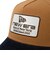 ニューエラ（NEW ERA）ジュニア キャップ Youth 9FORTY A-Frame Duck Canvas ウーブンパッチ ライトブロンズ ネイビーコー…