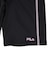 フィラ（FILA）フィットネス水着 レディース 水泳 袖付きチェック柄プリントジップセパレート 346602-BK