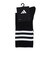 アディダス（adidas）ゴルフ クルー丈 スリーストライプ クッションソックス MGR52-HT5825 BK/WH