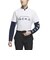 アディダス（adidas）ゴルフウェア モックネック レイヤード EPW グラフィック 長袖ストレッチシャツ MKS00-HY0964WH