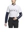 アディダス（adidas）ゴルフウェア モックネック レイヤード EPW グラフィック 長袖ストレッチシャツ MKS00-HY0964WH