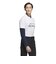 アディダス（adidas）ゴルフウェア モックネック レイヤード EPW グラフィック 長袖ストレッチシャツ MKS00-HY0964WH