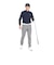 トミーアーマー（Tommy Armour）ゴルフウェア ベーシックロングスリーブポロシャツ TAES24B030101 NVY