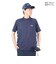 トランスコンチネンツ（TRANS CONTINENTS）ゴルフウェア 半袖 メンズ 幾何柄 モックネックTシャツ 24WTR01-NV