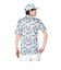 トランスコンチネンツ（TRANS CONTINENTS）ゴルフウェア 幾何柄 共衿 半袖ポロシャツ 24WTRX03-WH
