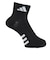 アディダス（adidas）ゴルフ アンクル丈 ロゴクッションソックス IEV99-IN2706BK
