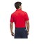 アディダス（adidas）ゴルフウェア 吸汗速乾 ファブリックミックス バックメッシュ 半袖シャツ KUH58-JF4887RED