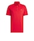 アディダス（adidas）ゴルフウェア 吸汗速乾 ファブリックミックス バックメッシュ 半袖シャツ KUH58-JF4887RED