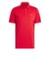 アディダス（adidas）ゴルフウェア 吸汗速乾 ファブリックミックス バックメッシュ 半袖シャツ KUH58-JF4887RED