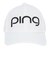 ピン（PING）ゴルフ 撥水 ツアーキャップ HW-L2501 WH 38218