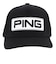 ピン（PING）ゴルフ 撥水 ツアーキャップ HW-T2501 BK 38205