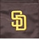 エムエルビー（MLB）ゴルフ MLBミニトートバッグ サンディエゴ・パドレス SD-TTBM03/BROWN