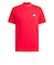 アディダス（adidas）ゴルフウェア スリーストライプス 半袖 モックネックシャツ KVH10-JF6270RED