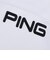 ピン（PING）ゴルフウェア モックネック 半袖 メッシュパネル ジャカード ハイネックシャツ 621-5167201-030