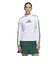 アディダス（adidas）ゴルフウェア スリーストライプス モックネック 長袖シャツ WX566-KG0172 WH