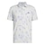 アディダス（adidas）ゴルフウェア CCメッシュ リーフプリント 半袖 ポロシャツ Q4572-KU1177 GRY