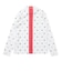 ルコックスポルティフ（lecoqsportif）ゴルフウェア 吸汗 総柄 長袖モックネックシャツ LG6FLS50L WH00