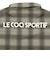 ルコックスポルティフ（lecoqsportif）ゴルフウェア チェック柄長袖シャツ LG6FLS01L BG00