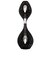 ラングスジャパン（RANGS）リップスティック スケートボード デラックスミニ ブラック キッズ 子供【ラッピング不可商品】