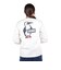 チャムス（CHUMS）長袖Tシャツ ロンT ブービーロゴTシャツ CH11-2275-W001 ホワイト バックプリント 綿100