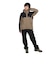 オンヨネ（ONYONE）コンバットレインジャケット ODJ95031 256009 BEIGE BLACK ベージュ×ブラック 収納袋付 防水